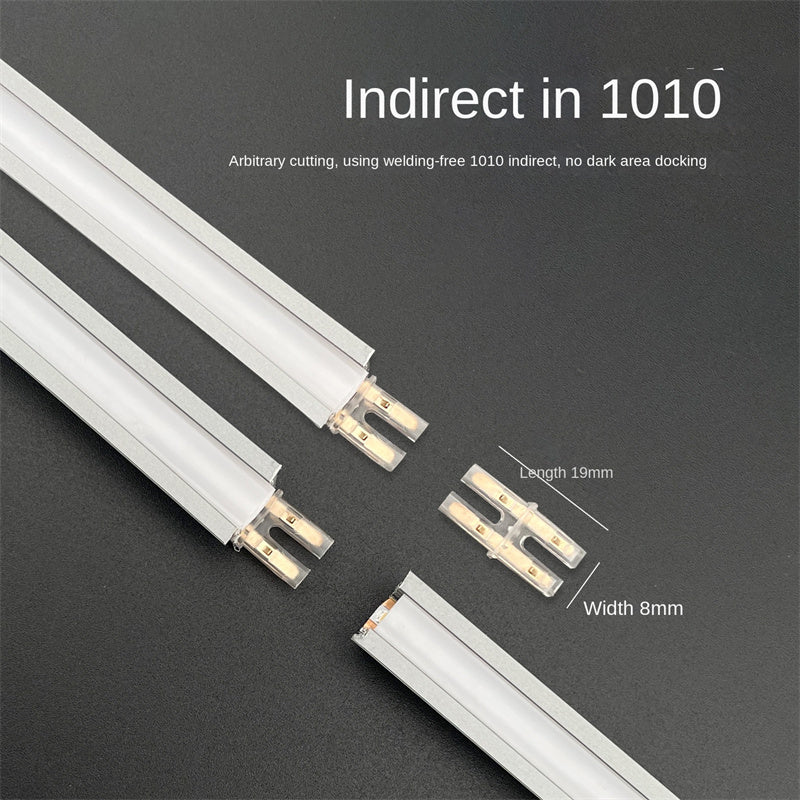 5V / 12V / 24V 2-Pin LED Strip Jumper Wires Solderless Led Strip Connectors for 5mm, 8mm and 10mm COB/SMD LED strips