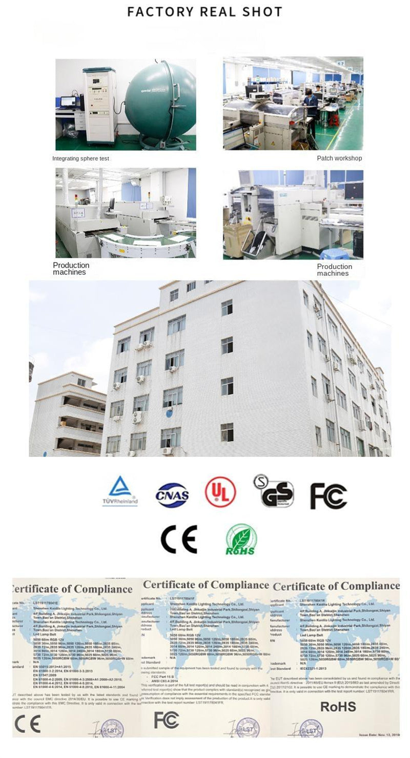 COB LED Strip Light – RGB Color-Chasing Waterfall Effects