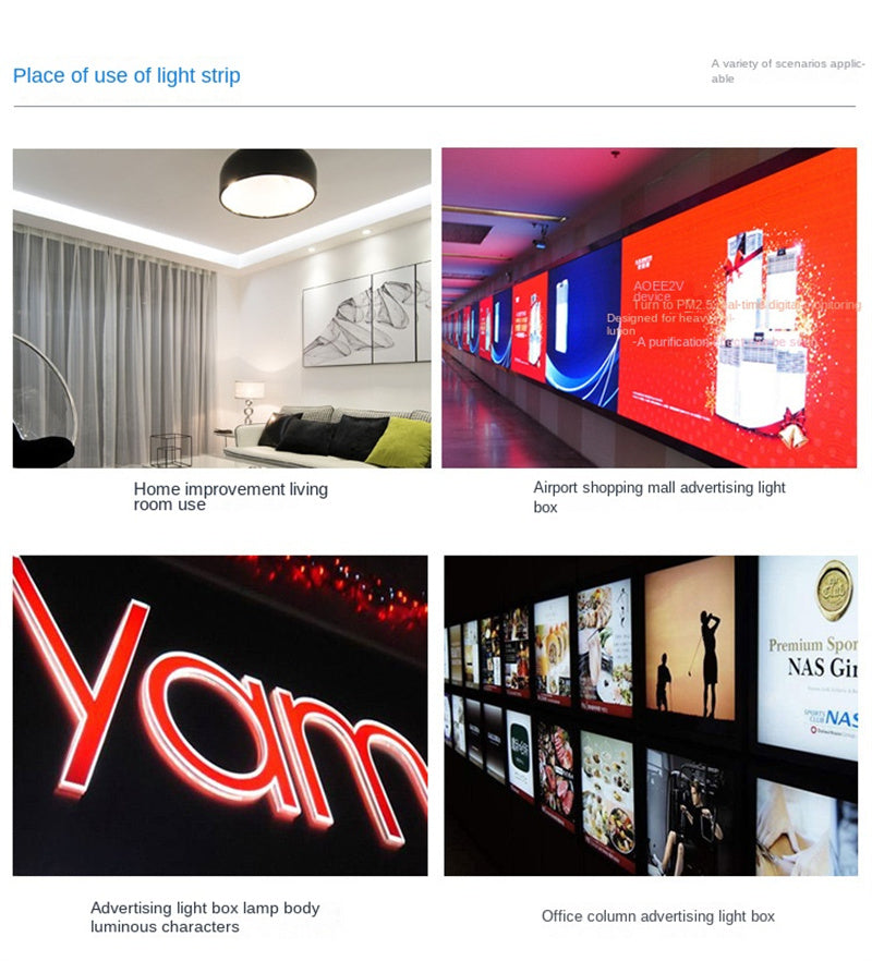 Flexible Waterproof Outdoor LED Strip Lights High Brightness COB Dual-Row RGB Multicolor & 3-Color Modes, IP65 for Camping, Garden, Patio, and Outdoor Decor