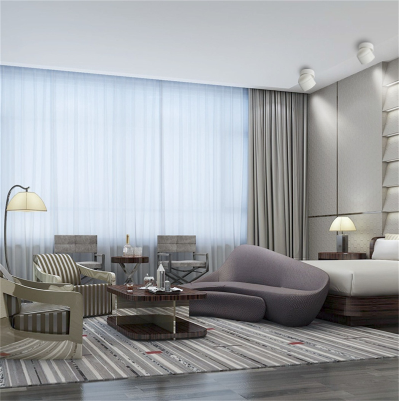 Surface-Mounted LED Spotlight · 360° Rotatable · No-Cut Installation · Anti-Glare Cylinder Ceiling Light for TV Wall, Bedroom, Wall Art & No-Main-Light Design