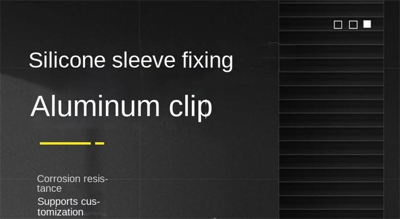 6063 Aluminum LED Strip Mounting Clips for Silicone Neon Lights