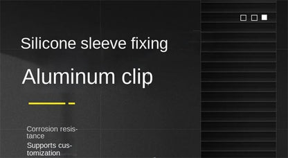 6063 Aluminum LED Strip Mounting Clips for Silicone Neon Lights