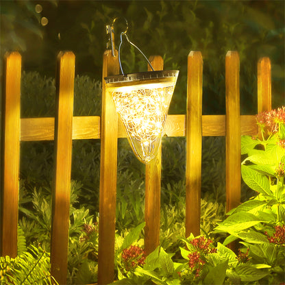 Outdoor Solar Light String for Home Villa LED Yard Decorative Pendant Light Balcony Decoration Lamp