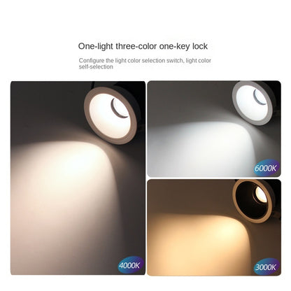 High-CRI Adjustable Recessed LED Spotlight – Multi CCT, Anti-Glare, Dimmable Indoor Downlight