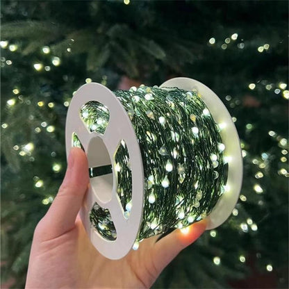 LED Remote Control Christmas String Lights Waterproof Copper Wire Fairy Lights for Festive Decor