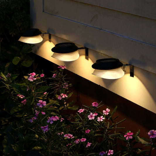 Luz solar de cerca para el hogar, jardín, decoración de patio al aire libre, lámpara de pared LED para exteriores