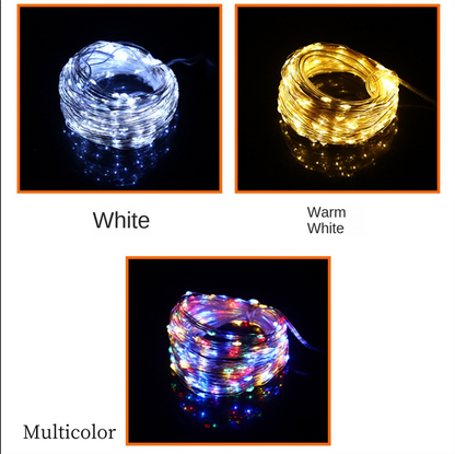 Solar LED Copper Wire String Lights – Waterproof Outdoor Fairy Lights for Garden, Patio & Christmas Decoration