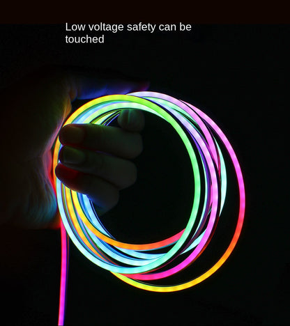 0306/0606 Silicone Neon RGBIC LED Strip Light – Side & Top Emitting IP65 Waterproof Dreamcolor Lighting