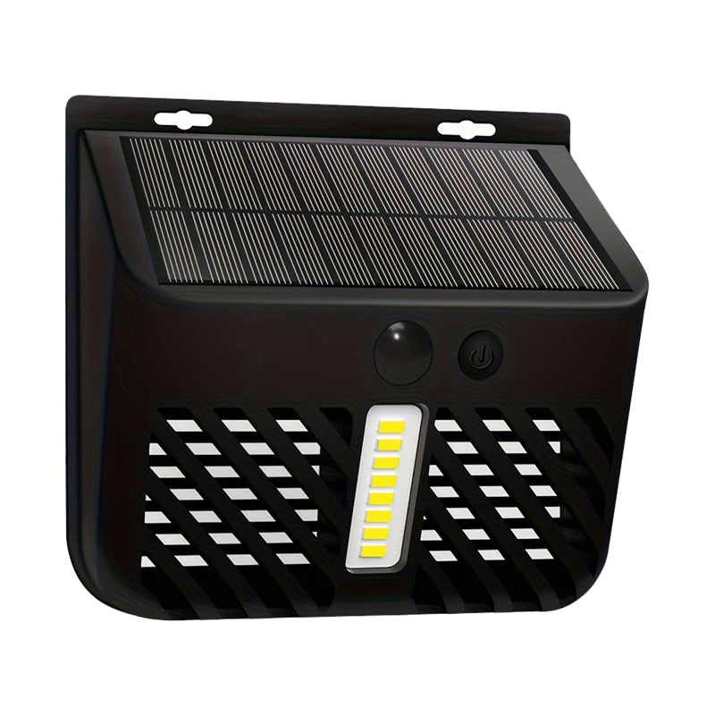 Solar Powered Outdoor Mosquito Killer Lamp Waterproof Electric Bug Zapper with LED Light for Garden, Patio, Yard & Villa
