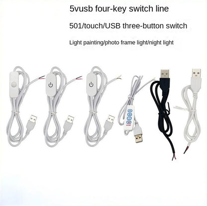 5V USB LED Strip Light Switch Review Easy DIY Wardrobe & Cabinet Lighting