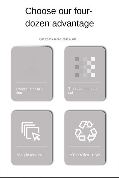 3-Pin Solderless Quick Connectors for CCT Dual-White & Chasing Flowing COB/SMD LED Strips – Ultra-Thin Transparent Clips