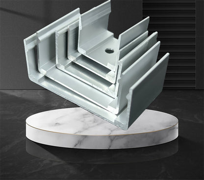 6063 Aluminum LED Strip Mounting Clips for Silicone Neon Lights