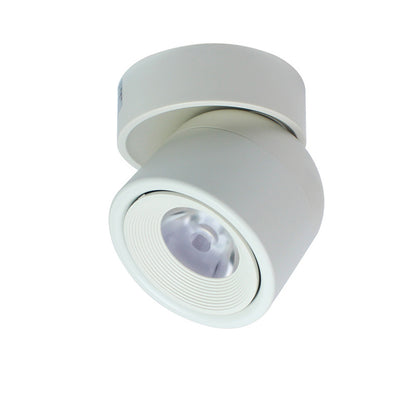 Surface-Mounted LED Spotlight · 360° Rotatable · No-Cut Installation · Anti-Glare Cylinder Ceiling Light for TV Wall, Bedroom, Wall Art & No-Main-Light Design