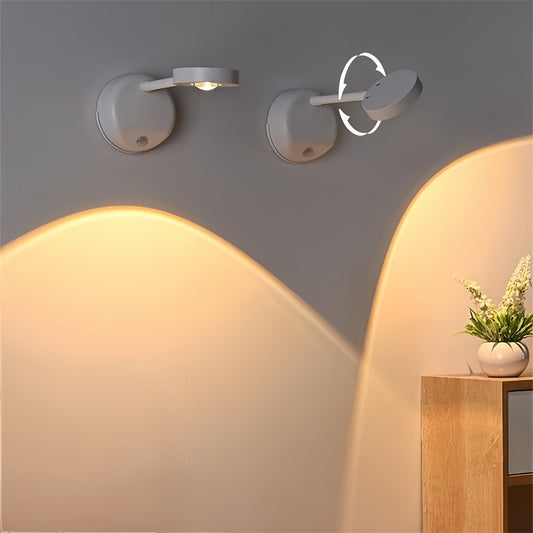 New Wireless Rechargeable LED Wall Spotlight Smart Motion Sensor, Remote Control, Picture Lighting for Indoor Use, No Wiring Needed