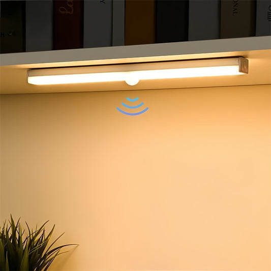 Smart Motion-Sensing LED Rechargeable Strip Light - Wireless Magnetic Adhesive Cabinet Wardrobe Lighting Bar