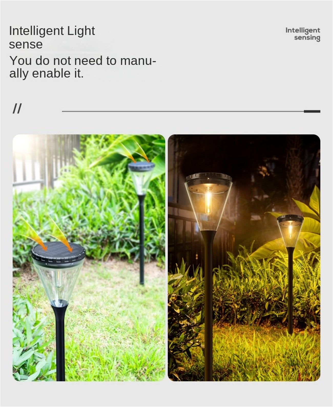 Solar Yard Light High Brightness Villa Landscape Garden Ground Insert Decoration Light Control Lawn Light