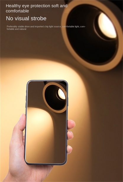 High-CRI Adjustable Recessed LED Spotlight – Multi CCT, Anti-Glare, Dimmable Indoor Downlight