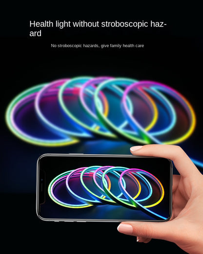 0306/0606 Silicone Neon RGBIC LED Strip Light – Side & Top Emitting IP65 Waterproof Dreamcolor Lighting