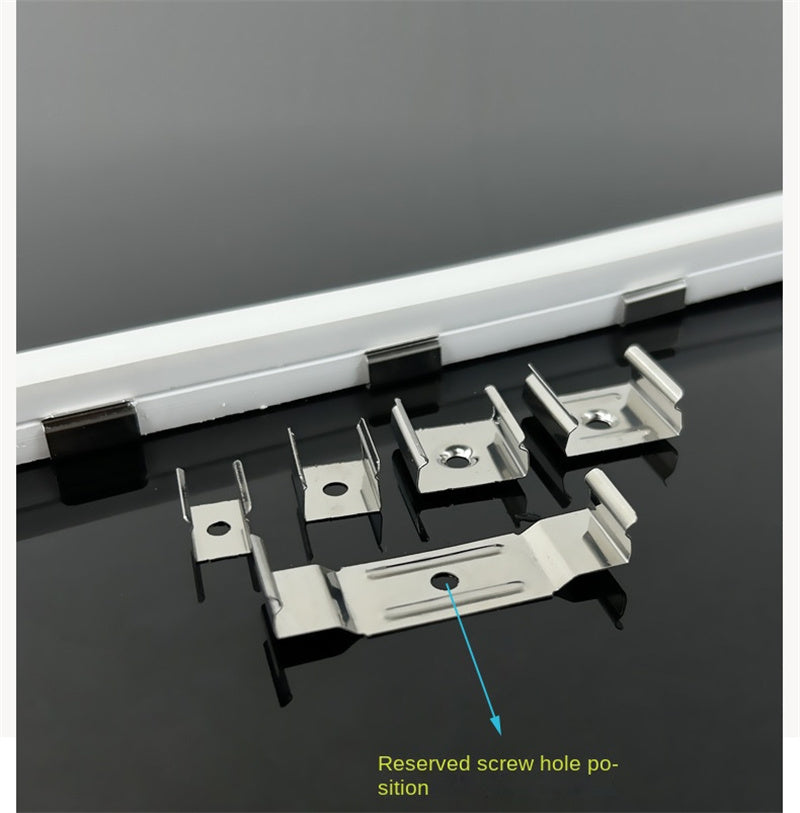201 Stainless Steel LED Strip Mounting Clips – Outdoor Light Strip Fixing Brackets