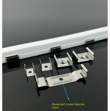 201 Stainless Steel LED Strip Mounting Clips – Outdoor Light Strip Fixing Brackets