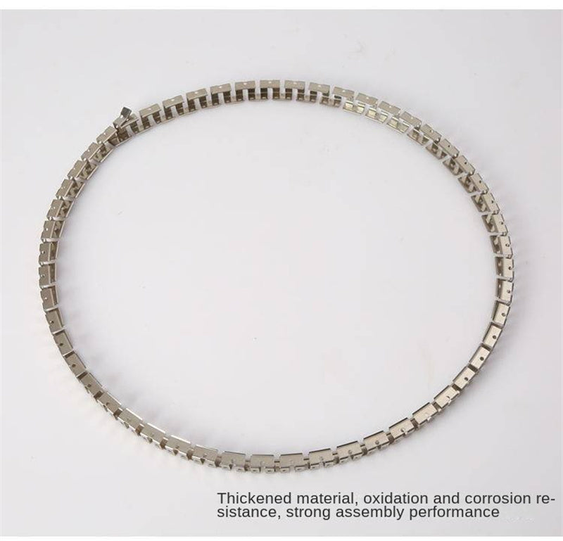 Flexible 202 Stainless Steel LED Neon Strip Mounting Track – Bendable Skeleton Framework for Flat Silicone Neon Lights