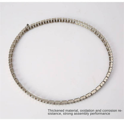 Flexible 202 Stainless Steel LED Neon Strip Mounting Track – Bendable Skeleton Framework for Flat Silicone Neon Lights