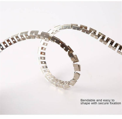 Flexible 202 Stainless Steel LED Neon Strip Mounting Track – Bendable Skeleton Framework for Flat Silicone Neon Lights
