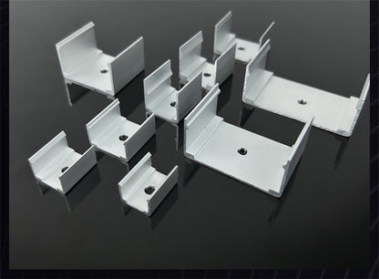 6063 Aluminum LED Strip Mounting Clips for Silicone Neon Lights