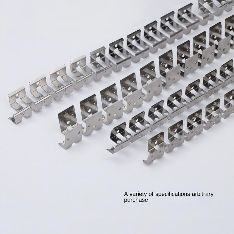 Flexible 202 Stainless Steel LED Neon Strip Mounting Track – Bendable Skeleton Framework for Flat Silicone Neon Lights