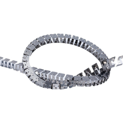 Flexible 202 Stainless Steel LED Neon Strip Mounting Track – Bendable Skeleton Framework for Flat Silicone Neon Lights
