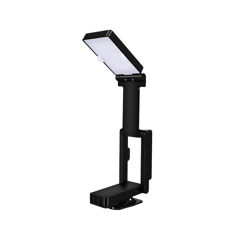Mini Rechargeable Clip-on Book Light – Foldable Eye-Care LED Reading Lamp for Night Readers