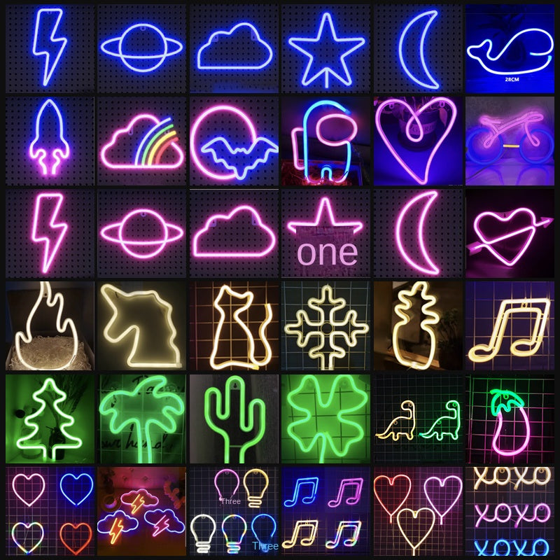 5V USB Flexible Neon LED Light Kits Waterproof Flexible Cuttable for DIY Decor