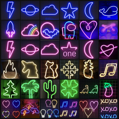 5V USB Flexible Neon LED Light Kits Waterproof Flexible Cuttable for DIY Decor