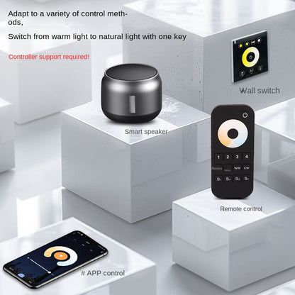 10mm Waterproof CCT COB LED Strip – Outdoor Safe, Flame-Retardant Ambient Lighting