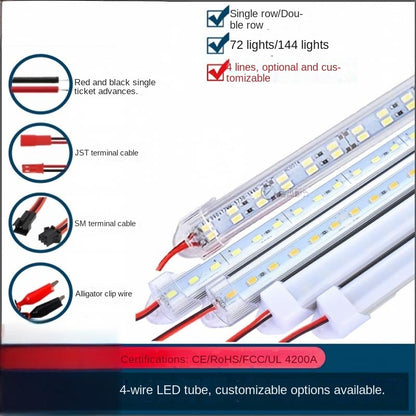 12V LED Light Bar U-Channel LED Light Bar for Cabinet/Display Lighting