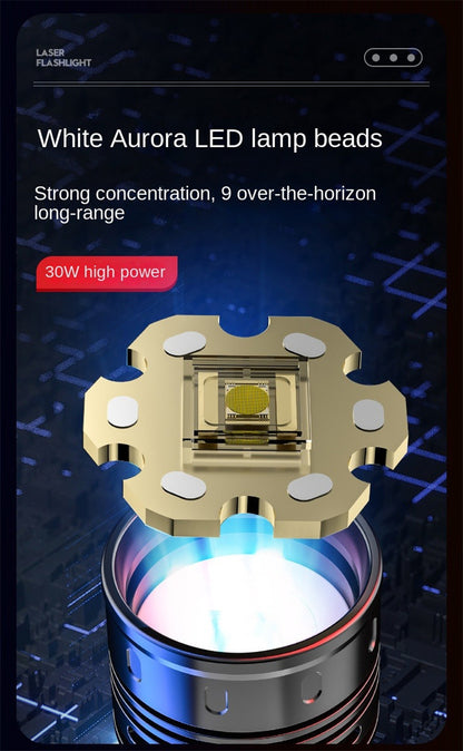 All-Terrain Multi-Function High-Power Flashlight — Built for Night Fishing, Hiking, Search & Rescue