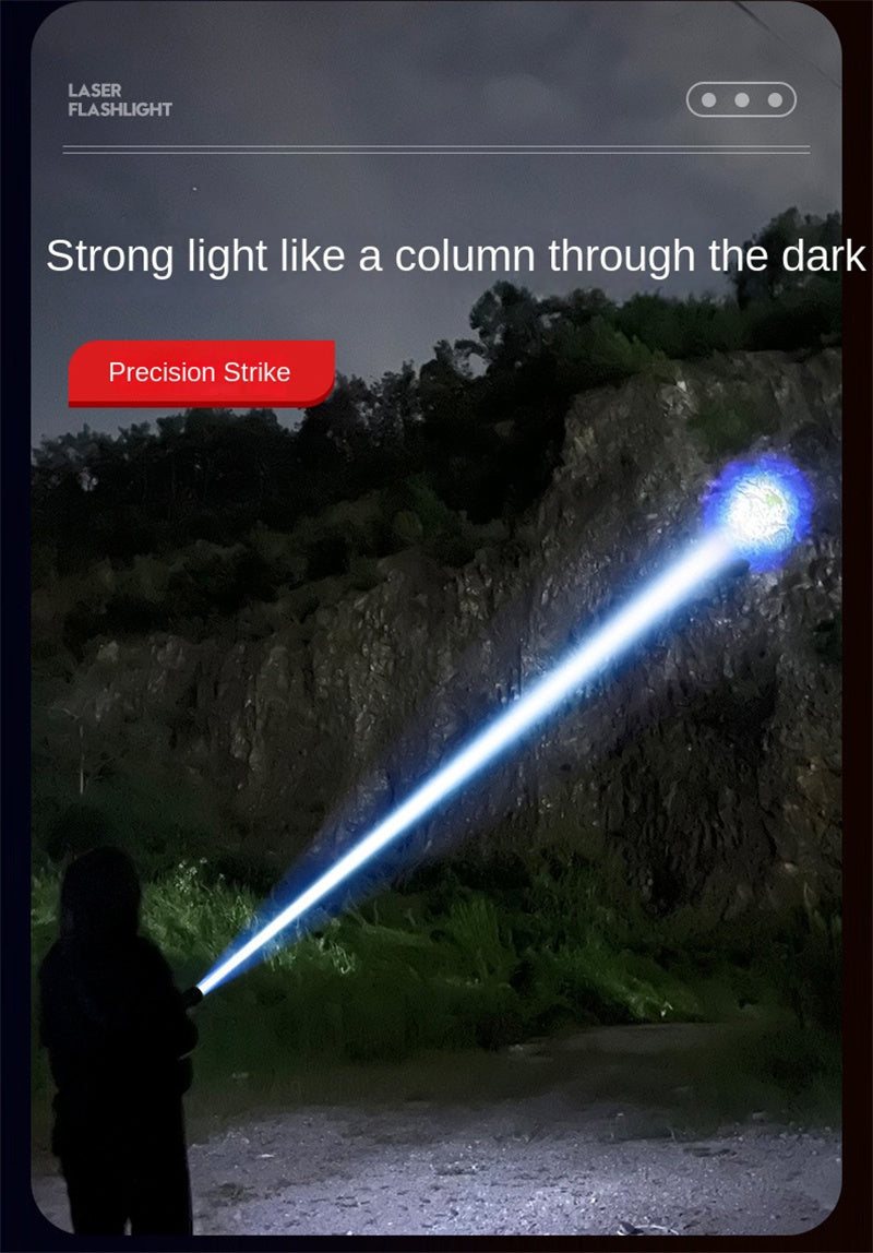 All-Terrain Multi-Function High-Power Flashlight — Built for Night Fishing, Hiking, Search & Rescue