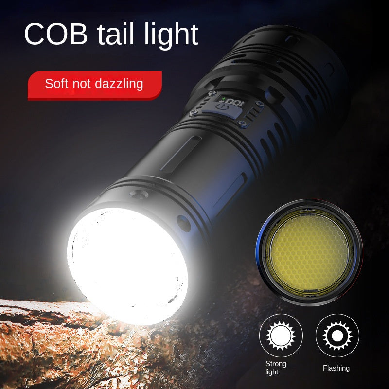 All-Terrain Multi-Function High-Power Flashlight — Built for Night Fishing, Hiking, Search & Rescue