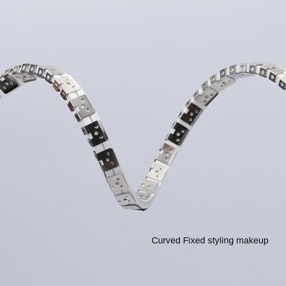 Flexible 202 Stainless Steel LED Neon Strip Mounting Track – Bendable Skeleton Framework for Flat Silicone Neon Lights
