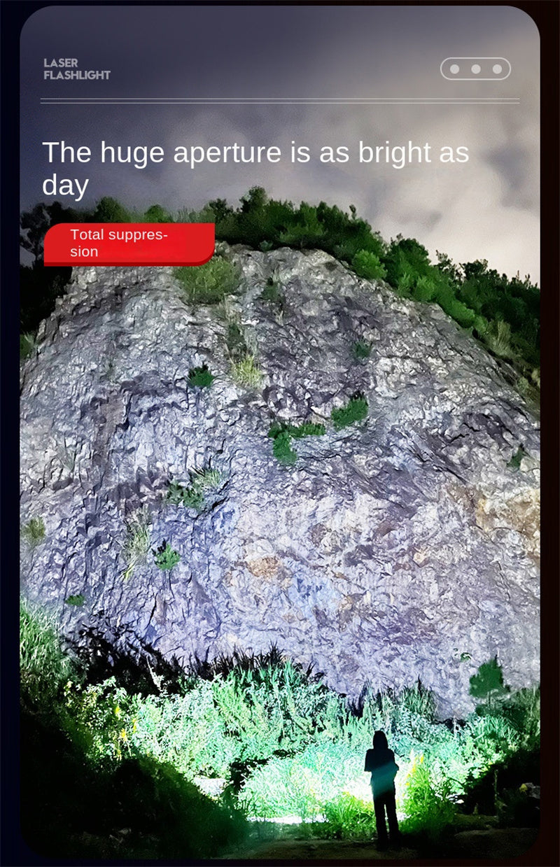 All-Terrain Multi-Function High-Power Flashlight — Built for Night Fishing, Hiking, Search & Rescue