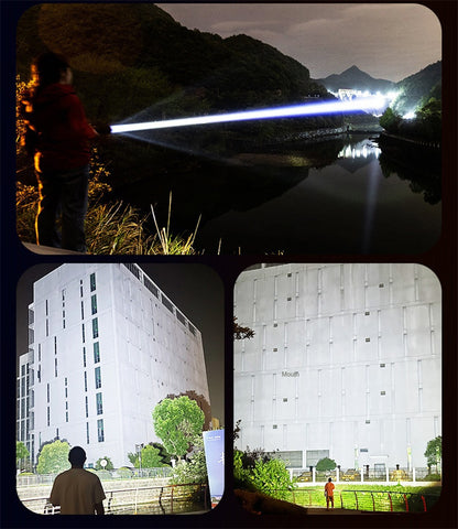 All-Terrain Multi-Function High-Power Flashlight — Built for Night Fishing, Hiking, Search & Rescue