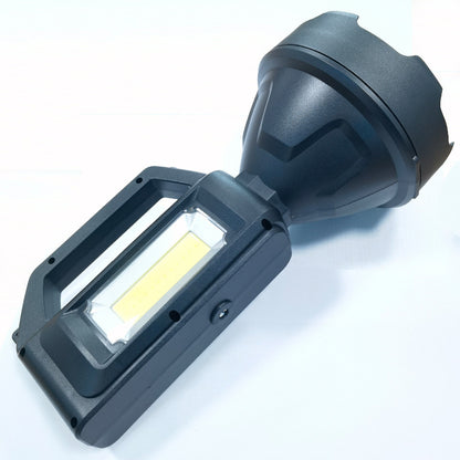 Rechargeable High-Power LED Spotlight – Long-Range Beam + Side Light for Outdoor, Emergency, and Camping Use  🔋 Ultra-bright. Ultra-reliable. Always ready