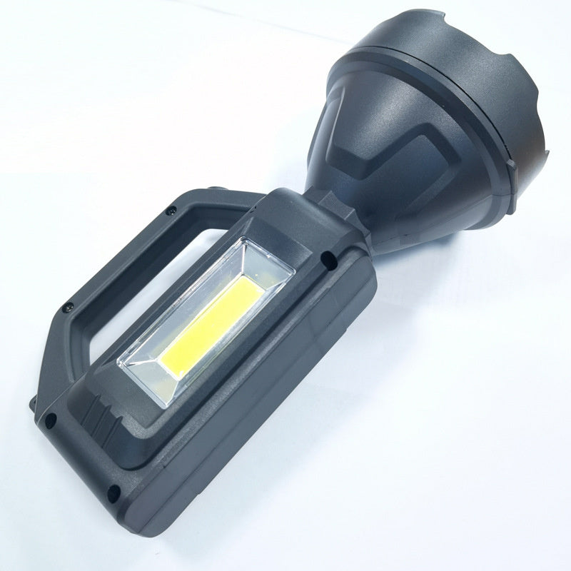 Rechargeable High-Power LED Spotlight – Long-Range Beam + Side Light for Outdoor, Emergency, and Camping Use  🔋 Ultra-bright. Ultra-reliable. Always ready