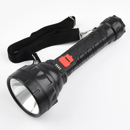 Rechargeable High-Power LED Spotlight – Long-Range Beam + Side Light for Outdoor, Emergency, and Camping Use  🔋 Ultra-bright. Ultra-reliable. Always ready