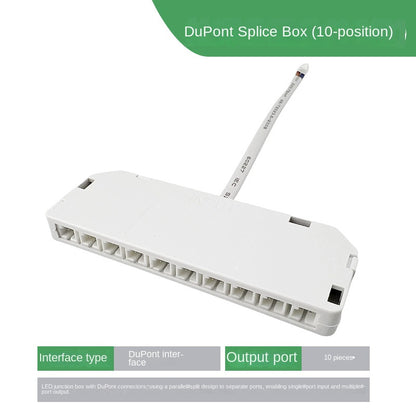 5V / 12V / 24V 2-Pin LED Strip Jumper Wires Solderless Led Strip Connectors for 5mm, 8mm and 10mm COB/SMD LED strips