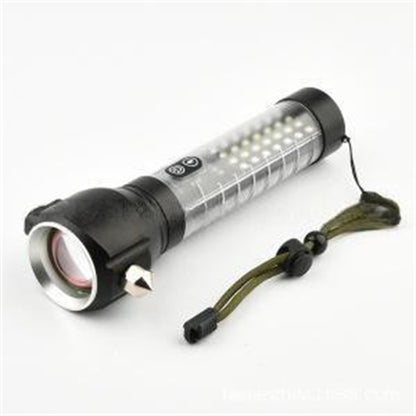 UltraBright Pro Aluminum Magnetic Work Flashlight — Long-Lasting Power, Side Light, Digital Display, Laser Beam