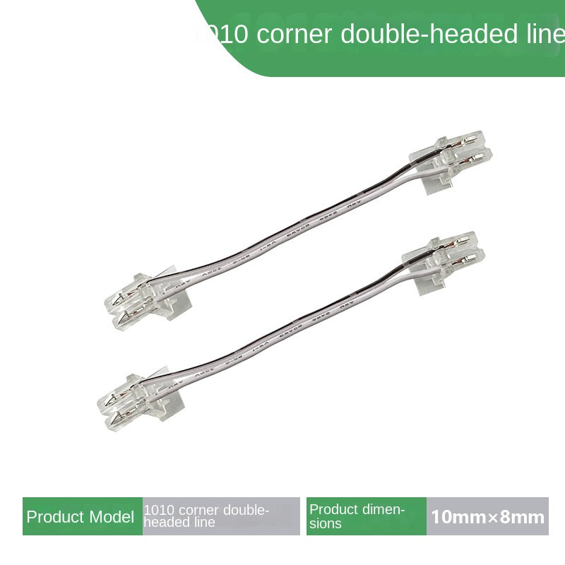 5V / 12V / 24V 2-Pin LED Strip Jumper Wires Solderless Led Strip Connectors for 5mm, 8mm and 10mm COB/SMD LED strips