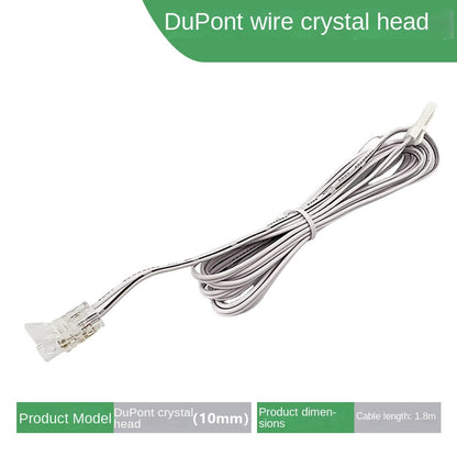 5V / 12V / 24V 2-Pin LED Strip Jumper Wires Solderless Led Strip Connectors for 5mm, 8mm and 10mm COB/SMD LED strips