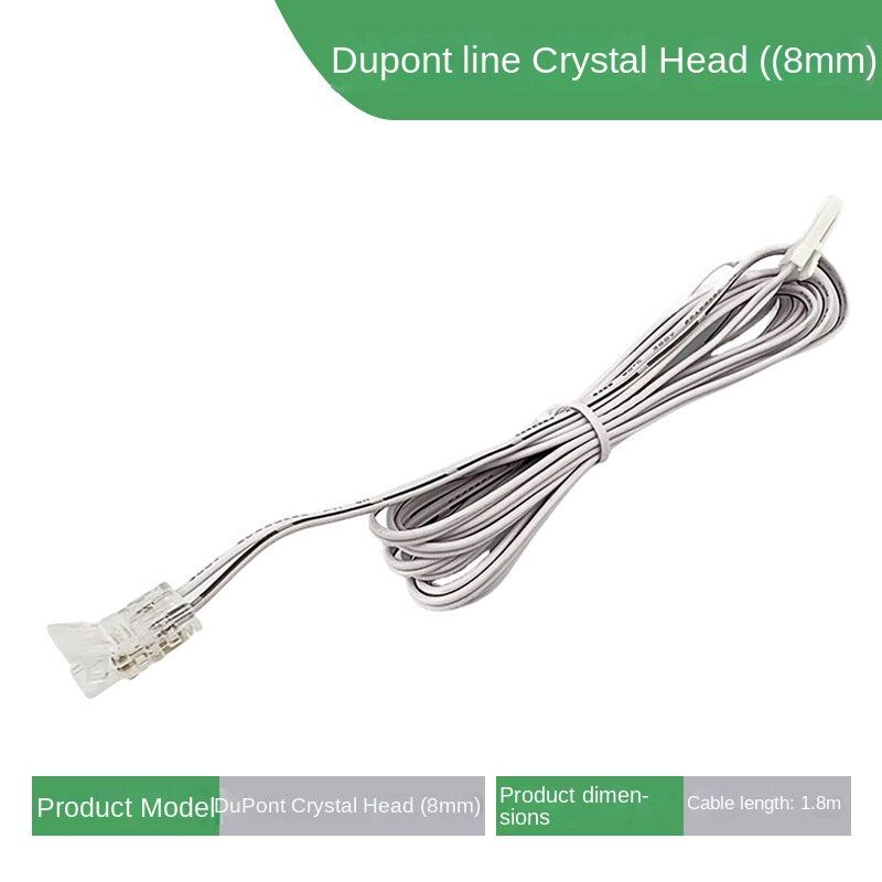5V / 12V / 24V 2-Pin LED Strip Jumper Wires Solderless Led Strip Connectors for 5mm, 8mm and 10mm COB/SMD LED strips