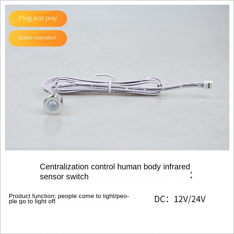 12V 24V Infrared Motion Sensor Switch for LED Strip Lights